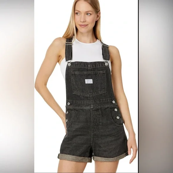 Levi's Denim Shortall Sz L NWT - Picture 1 of 6